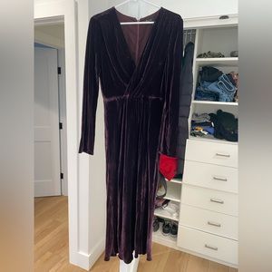 Madewell velvet dress